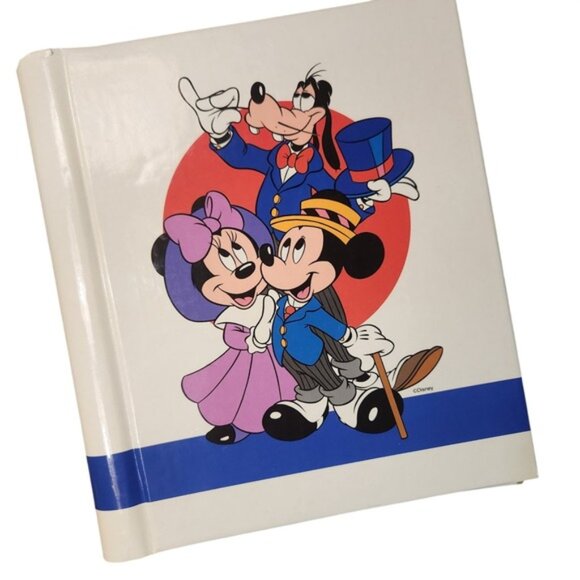 Disney Other - Vintage Disney Photo Album Adhesive Mickey Minnie Goofy Donald Pluto